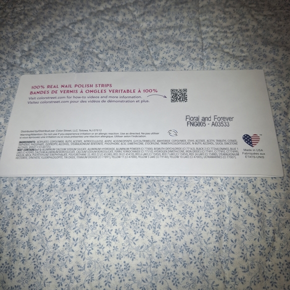 Color Street Nail Strips - Floral and Forever - Picture 3 of 3